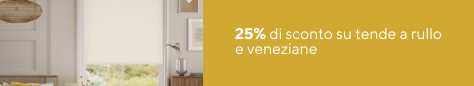 GIUGNO 2025 | 25% SU RULLO E VENEZIANE