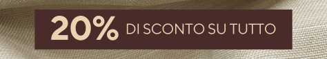 OTTOBRE 2025 | 20% OFF SITEWIDE