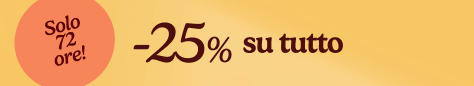 GIUGNO 2026 | -25% SU TUTTO FLASH PROMO