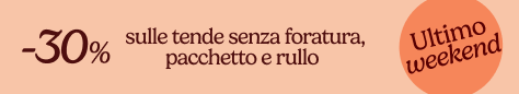 GIUGNO 2026 | -30% OFF NO DRILL, ROMANS, ROLLERS | LAST WEEKEND