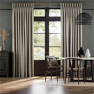 Aisha Luxe Sogno Di Seta Oro Bianco Tendaggi anteprima immagine