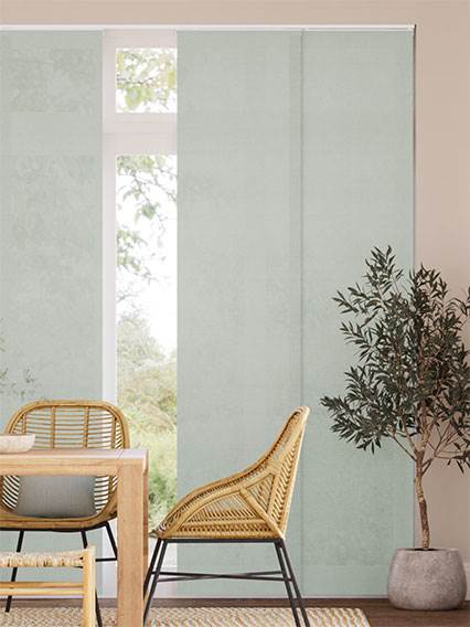 Lino Bijou Salvia Light Tende a pannello anteprima immagine
