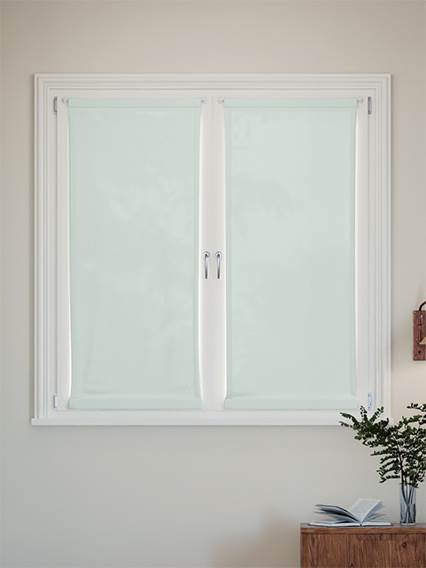 Lino Bijou Salvia Cafe Curtain anteprima immagine