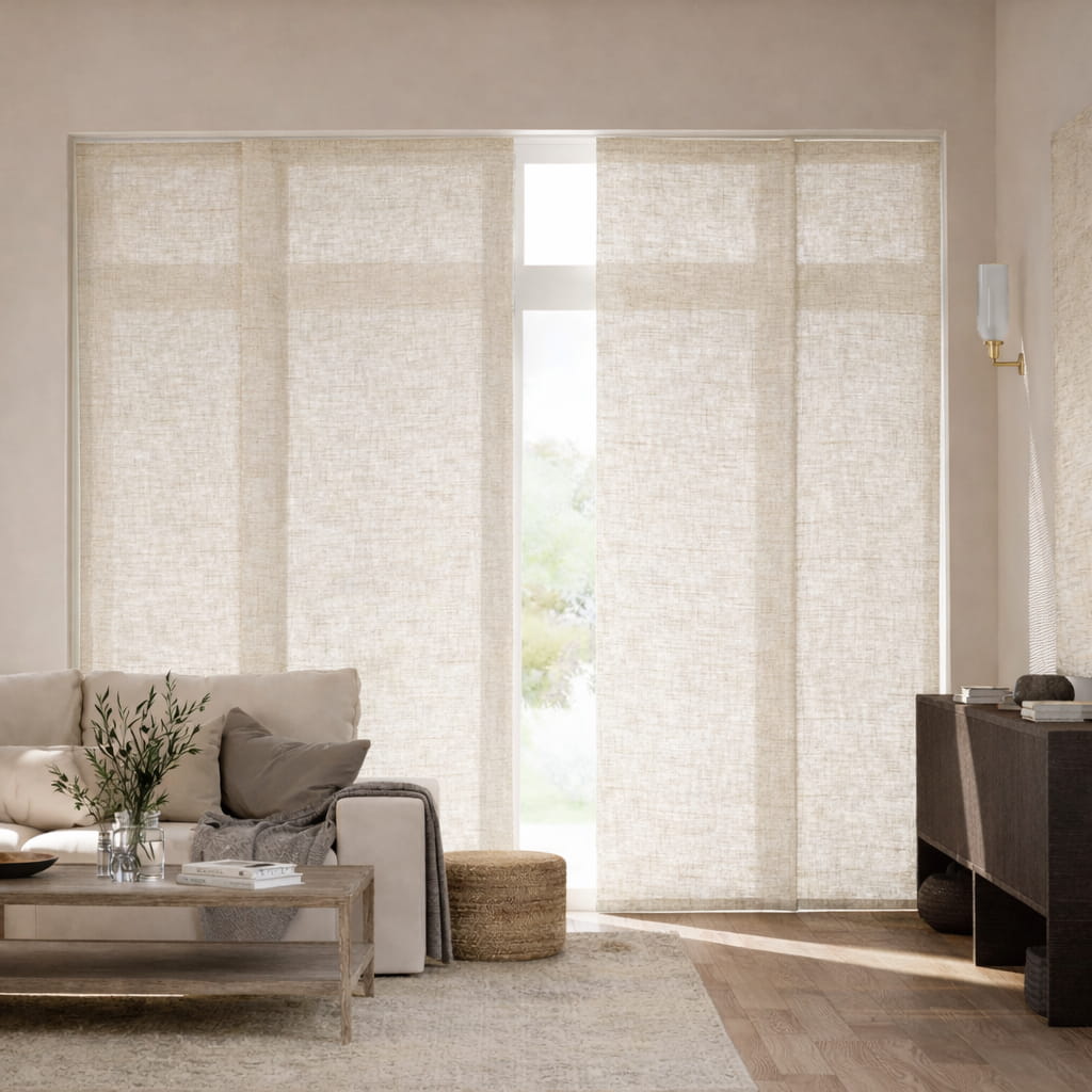 Tenda A Pannello Lino Bijou Avena
