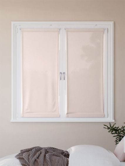 Lino Bijou Rosa Vintage Cafe Curtain anteprima immagine