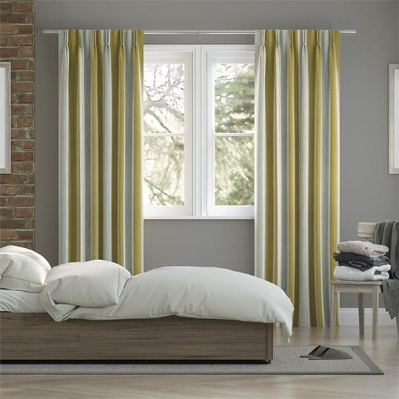 Tendaggi Lino British Vintage Righe Limone