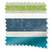Righe Calcutta Blu Reservoir Tende a pacchetto Immagine campione