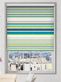 Righe Calcutta Blu Reservoir Tende a rullo anteprima immagine