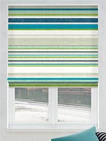 Righe Calcutta Blu Reservoir Tende a pacchetto anteprima immagine