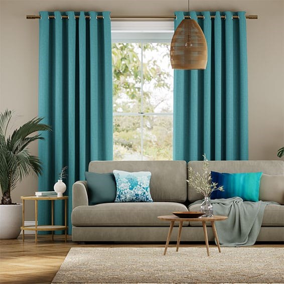 Tendaggi Cavendish Blu Caraibi
