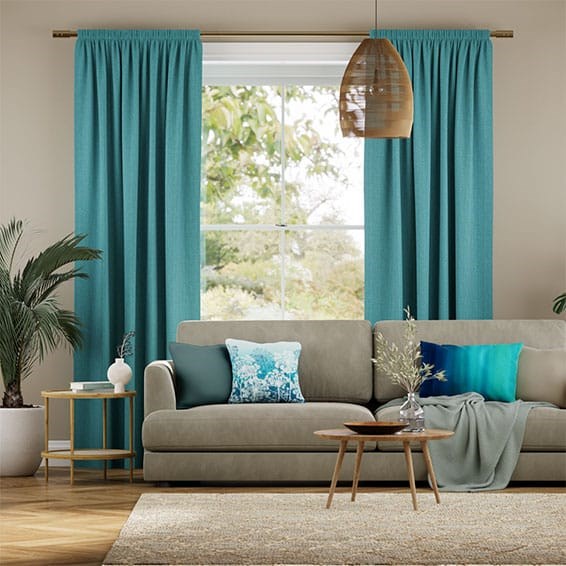 Tendaggi Cavendish Blu Caraibi