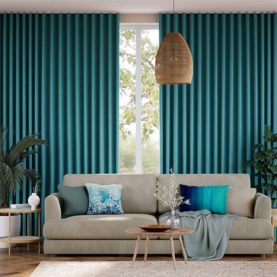 Tendaggi Cavendish Blu Caraibi