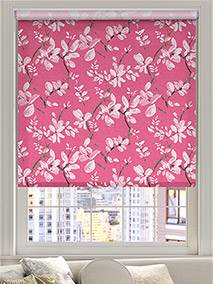 Choices Flora Lino Rosa Tende a rullo anteprima immagine