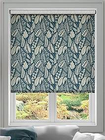 Choices Scandi Lino Vintage Blu Tende a rullo anteprima immagine