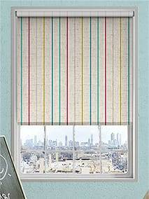 Choices Righe Twill Lino Multicolor Tende a rullo anteprima immagine