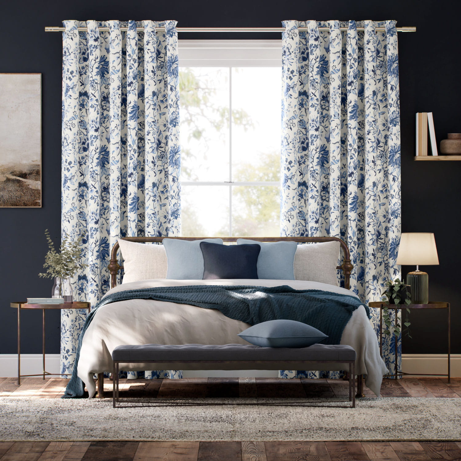 Tendaggi Christelle Yale Blue
