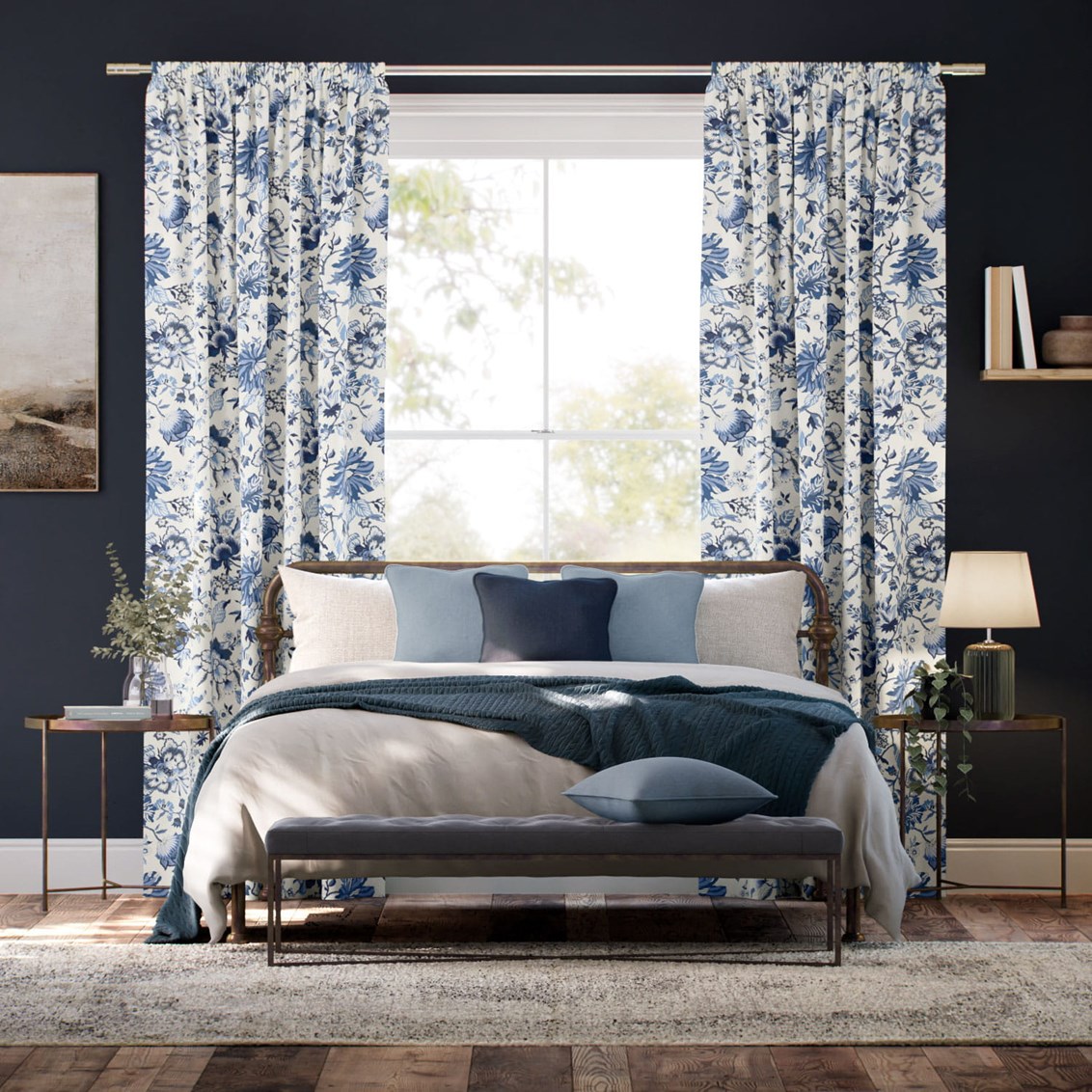 Tendaggi Christelle Yale Blue