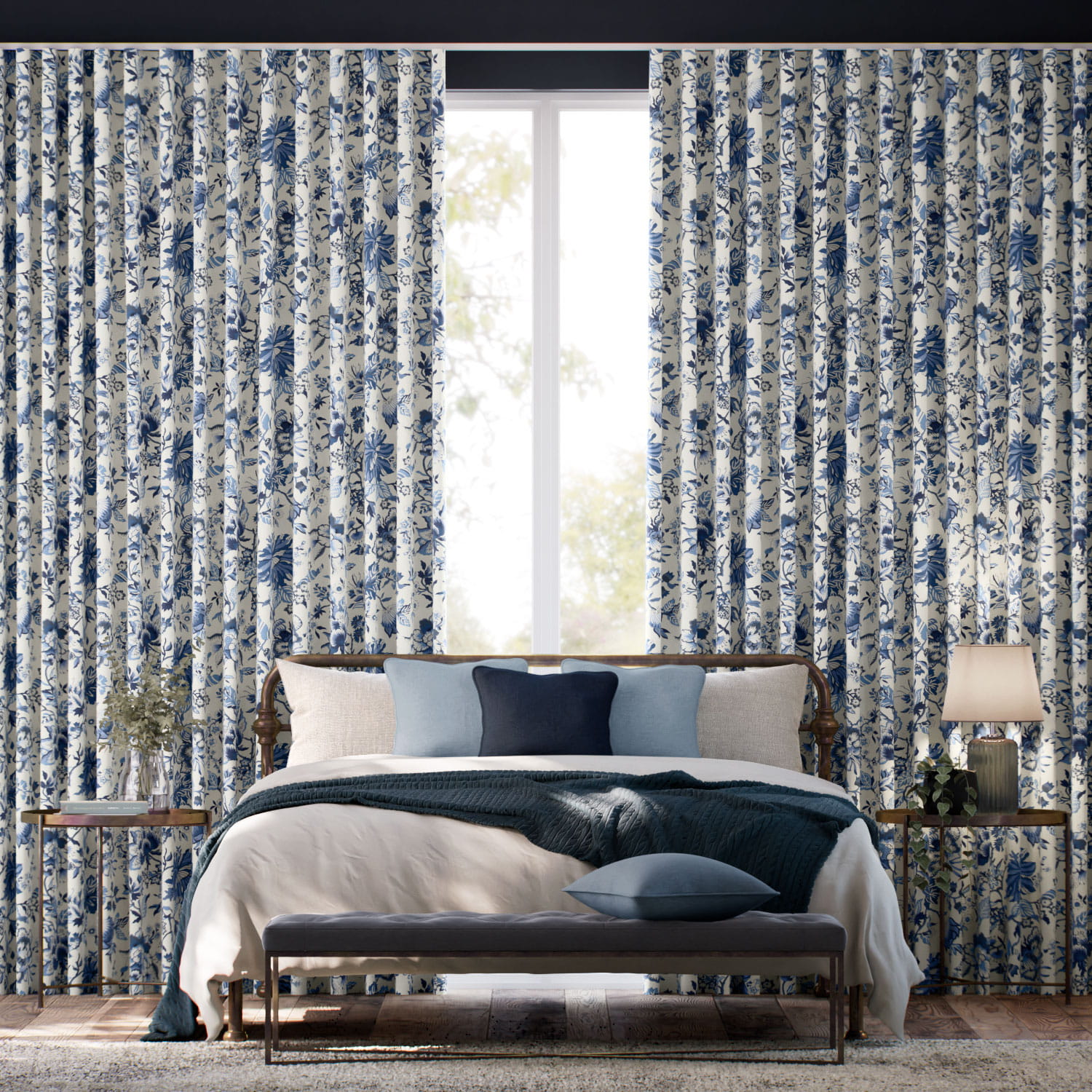 Tendaggi Christelle Yale Blue