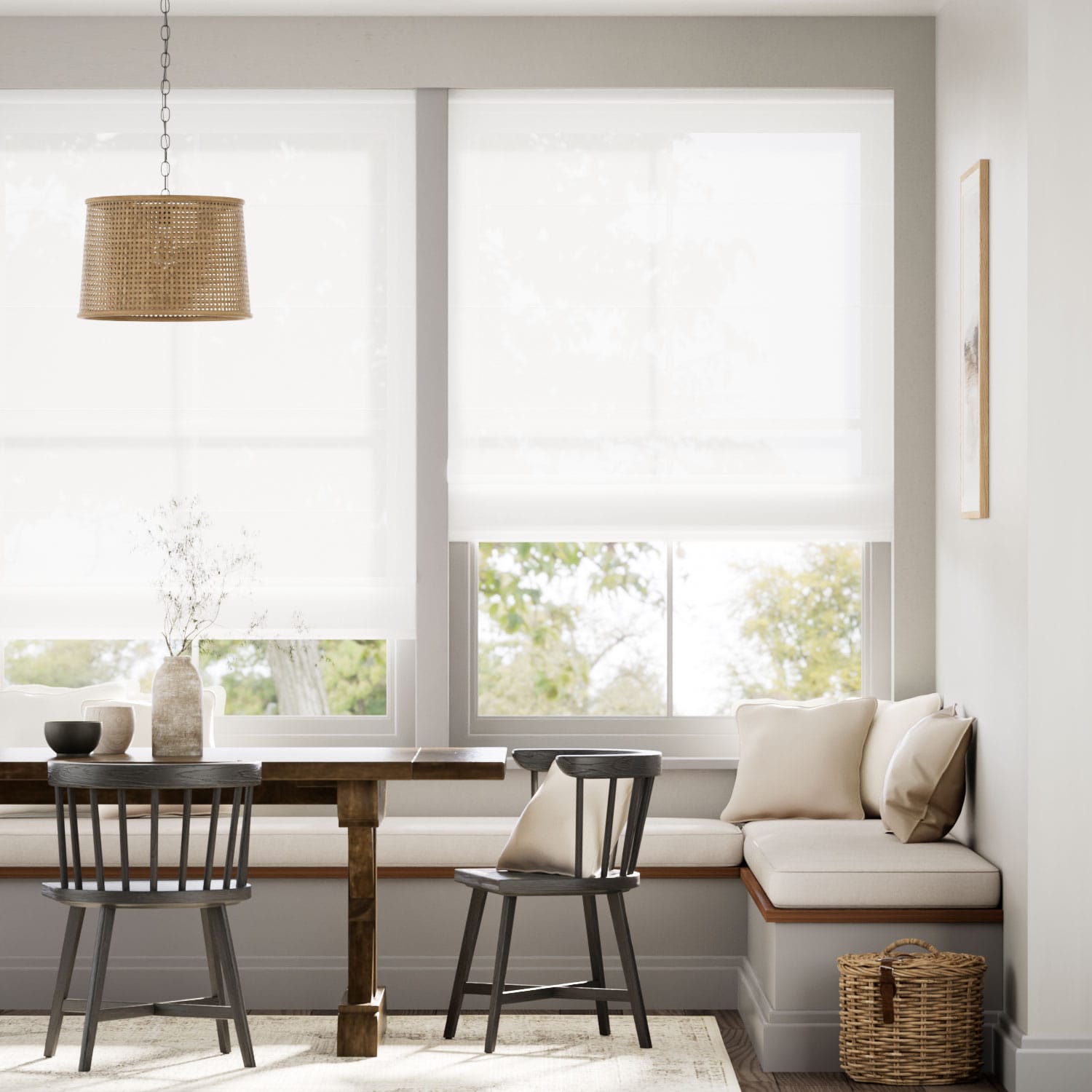 Tenda A Pacchetto Voile Chiffon Bianco