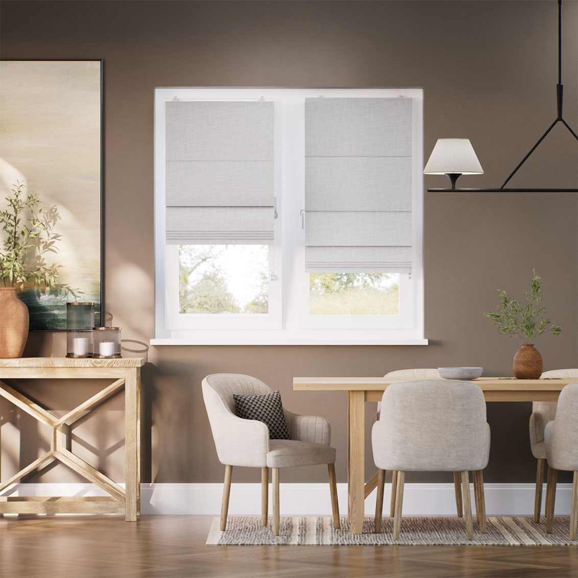 Tenda A Pacchetto Aggancia Facile Minimal Grigio Contemporaneo