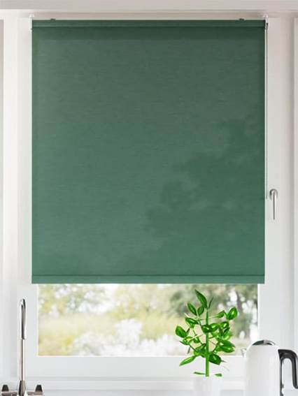 Aggancia Facile Avalon Verde Scuro Tende a rullo anteprima immagine