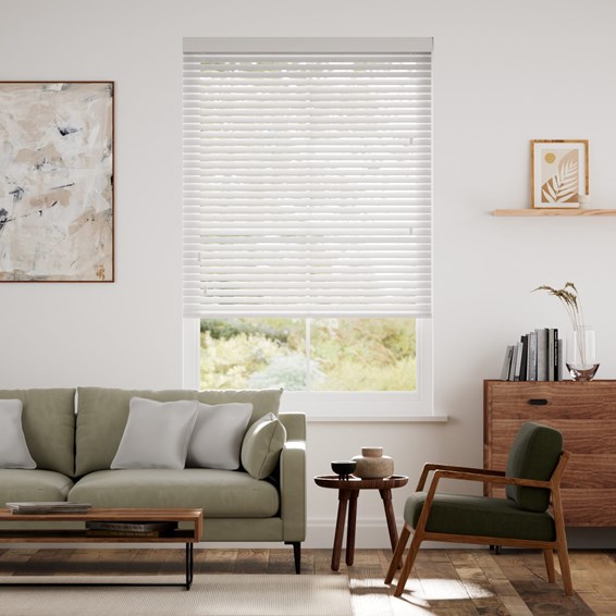 Veneziana in legno Aggancia Facile Bamboo Neve