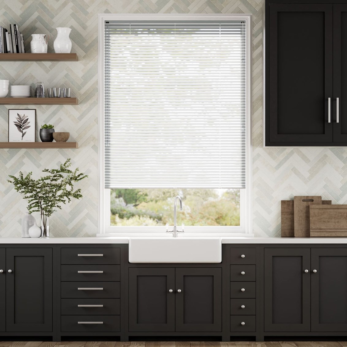 Veneziana in Alluminio Clic Facile LaMode Onice Premium