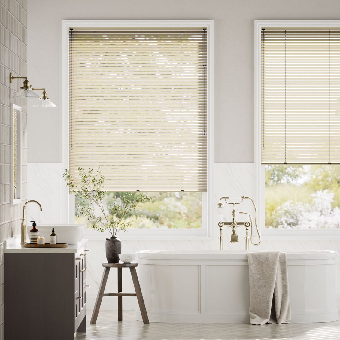 veneziana in alluminio Clic Facile Premium Oro Antico 