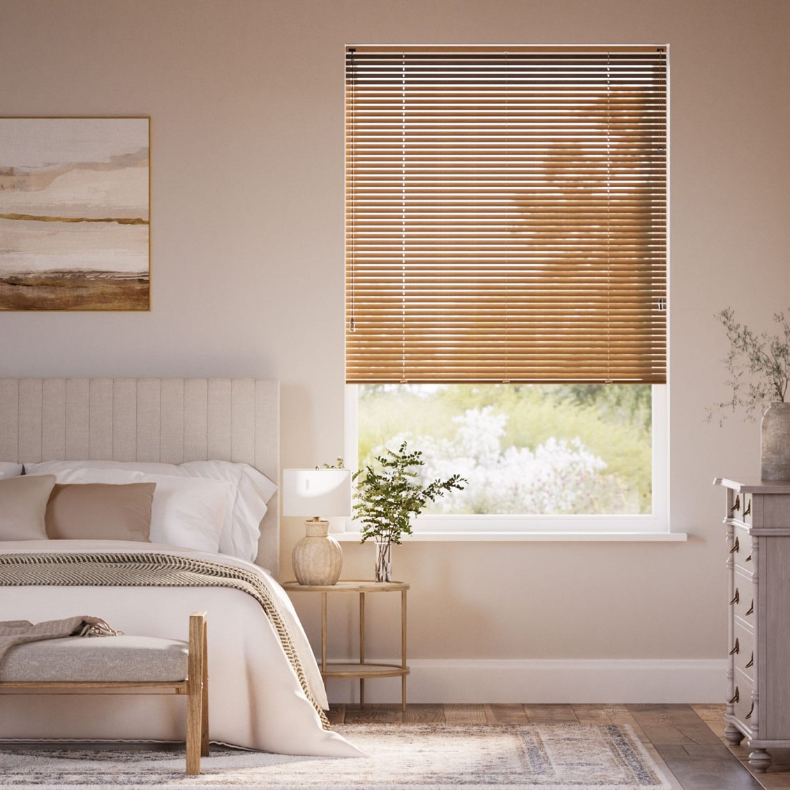 Veneziana in Alluminio Clic Facile Legno Rovere Antico