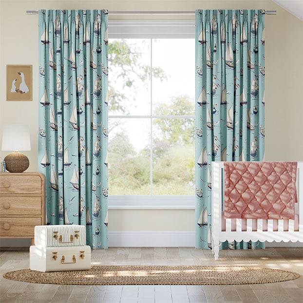 Paperino Nautica Blu fiordaliso Tendaggi anteprima immagine