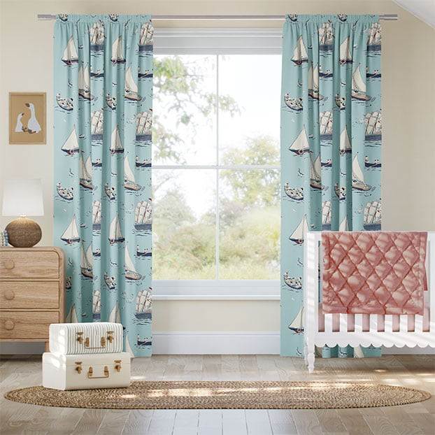 Paperino Nautica Blu fiordaliso Tendaggi anteprima immagine