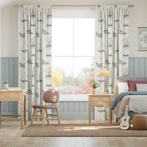 Paperino Striscia Nautica Naturale Tendaggi anteprima immagine