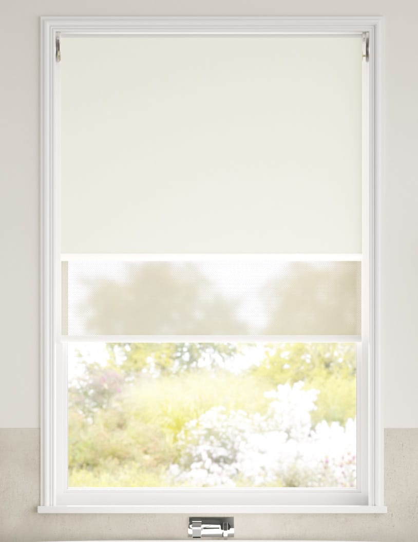 Doppio Rullo Classic Vaniglia Double Roller Blind anteprima immagine