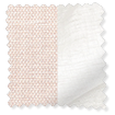 Voile Latte di Cocco & Cavendish Soft Blush Tende a onda Immagine campione