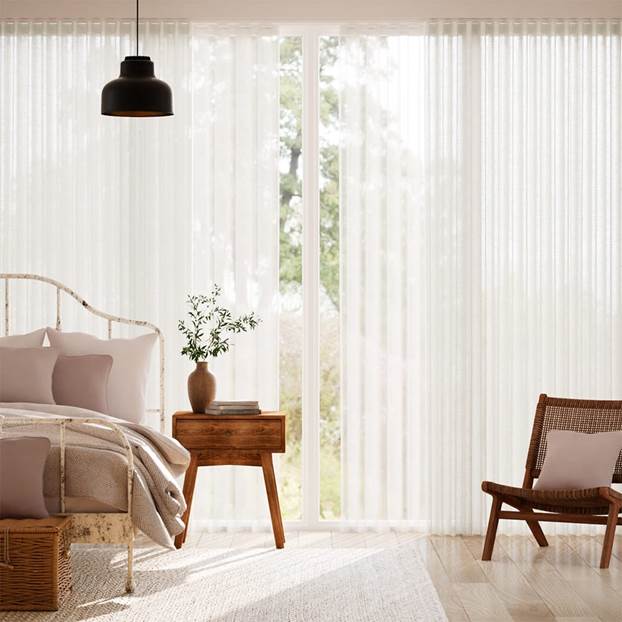 Voile Neve & Impero Sogno di Seta Snow Tende a onda anteprima immagine