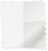 Tenda doppia a binario Voile Neve & Lino Bijou Bianco Neve immagine del campione 