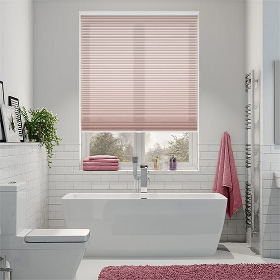 Tenda Plissettata Plissé Filtrante Senza Fili Rosa Pastello