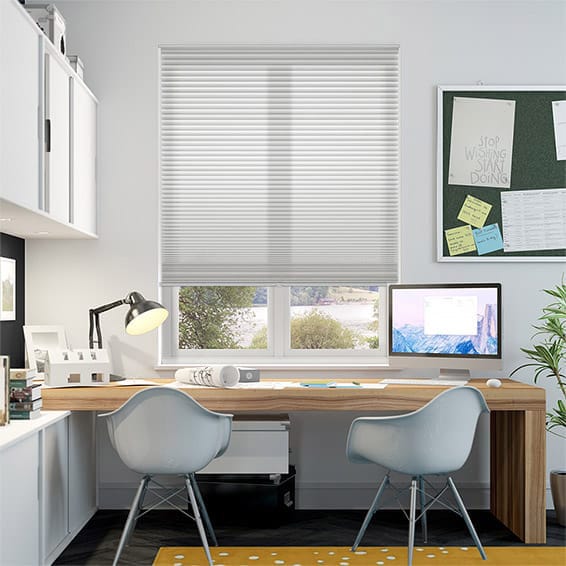 Tenda Plissettata Plissé Filtrante Senza Fili Grigio