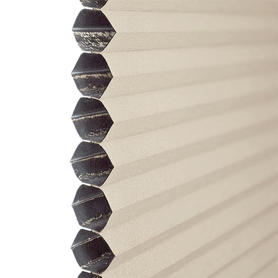 Sun Zero Brookhaven Tende Plissettate Ricamate Floreali 100% Oscuranti 127x213 Cm (2 Pannelli) Panna