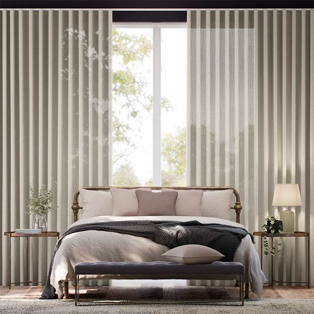 100% Lino Beige Tendaggi anteprima immagine