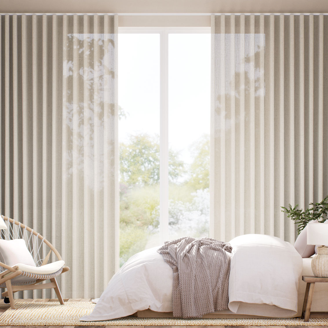 Tendaggi 100% Lino Naturale