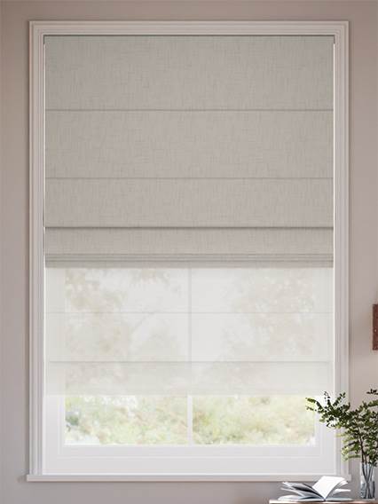 Bijou Greige & Lumina Bianco Elettrica Tende a pacchetto doppie anteprima immagine