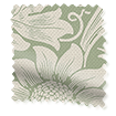 William Morris Girasole Verde Oliva Motorizzata SmartView Tende a pacchetto Immagine campione