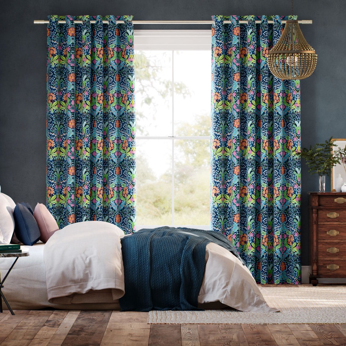 Tendaggi Elm House Blu Notte