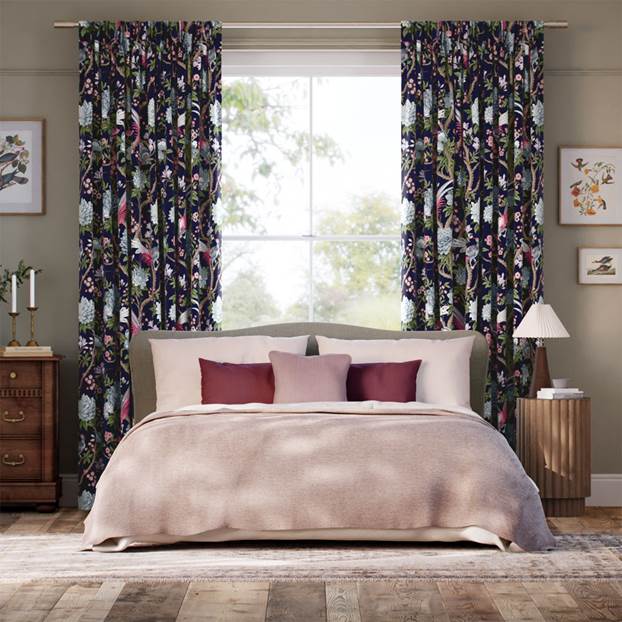 Elysian Paradise Inchiostro Tendaggi anteprima immagine