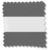 Giorno & Notte Allure Zebra Grigio Antracite Enjoy Roller Blind Immagine campione