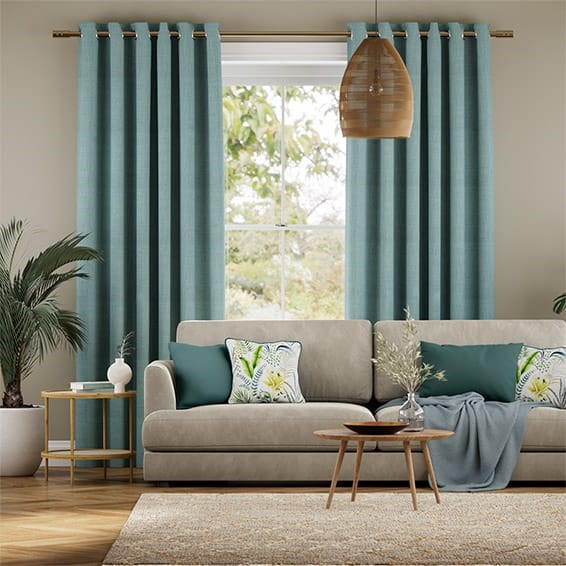 Tendaggi Lino Eternity Turchese