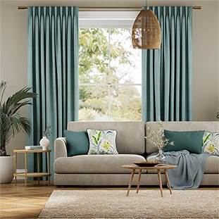 Lino Eternity Turchese Tendaggi anteprima immagine