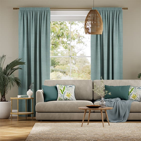 Tendaggi Lino Eternity Turchese