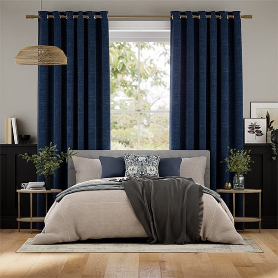 Tendaggi Lino Eternity Blu Navy